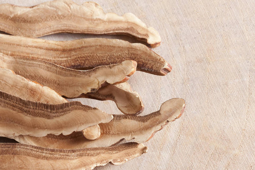 无人,横图,俯视,留白,灵芝,静物,中国,亚洲,准备,堆叠,材料,瓷器,调料,香料,食品,草药,药草,调味品,饮食,摄影,中医,东亚,彩图,高角度拍摄,影棚拍摄,成分