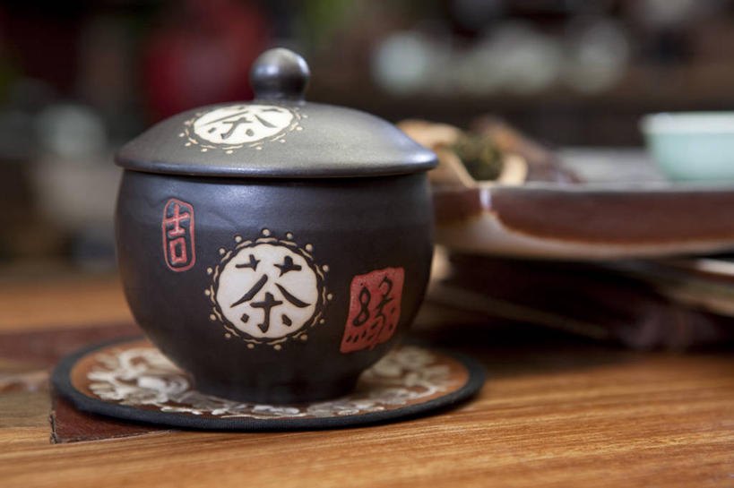 无人,横图,室内,特写,下午茶,桌子,静物,北京,中国,亚洲,席子,古典,杯,传统,一个,容器,茶馆,陶器,摄影,中国茶,单个,清新,中国文化,古典风格,东亚,东亚文化,彩图,传统文化,茶叶盒