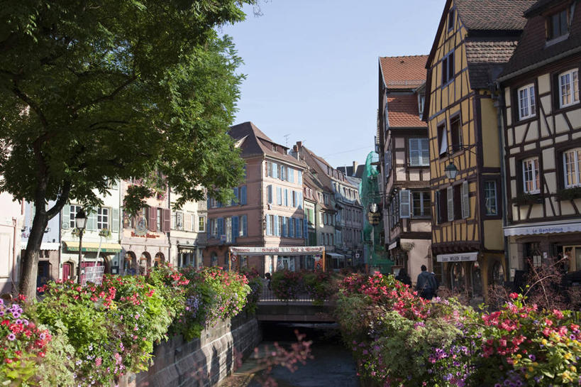 无人,家,横图,室外,白天,建筑,法国,欧洲,木材,房屋,城镇,图像,风景,摄影,建造,阿尔萨斯,都市风光,彩图,旅行,居住区