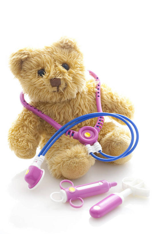 无人,竖图,留白,白色背景,熊,静物,玩具,娃娃,泰迪熊,听诊器,摄影,毛绒玩具,影棚,摄影棚,彩图,影棚拍摄,拍摄