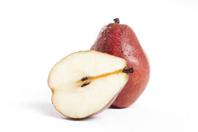 无人,横图,室内,特写,背景,梨,静物,水果,北京,反射,饮食,红色,白色,摄影,清新,横截面,健康食物,烹调用具,彩图,影棚拍摄