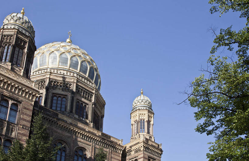 无人,横图,建筑,德国,欧洲,城镇,首都,图像,历史,柏林,风景,摄影,宗教,建造,圆顶建筑,宗教建筑,都市风光,犹太教,犹太教会堂,彩图,旅行