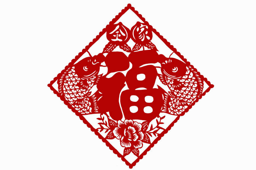 横图,俯视,室内,正面,桌子,北京,中国,春节,亚洲,庆祝,艺术,装饰,红色,白色,剪纸,摄影,古董,手艺,繁荣,元旦,式样,开端,彩图,高角度拍摄,影棚拍摄,欢乐,传统节日