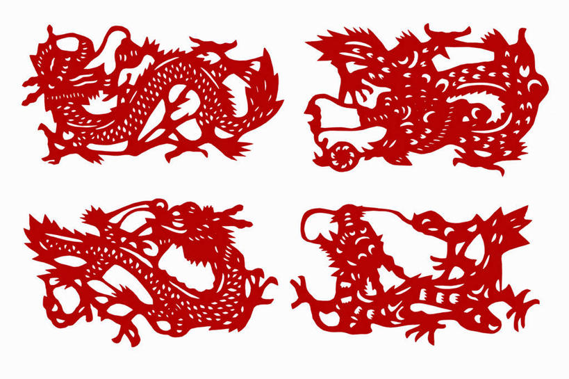 竖图,俯视,室内,正面,桌子,北京,中国,春节,亚洲,庆祝,艺术,装饰,红色,白色,剪纸,摄影,古董,手艺,元旦,式样,开端,彩图,高角度拍摄,影棚拍摄,欢乐,传统节日