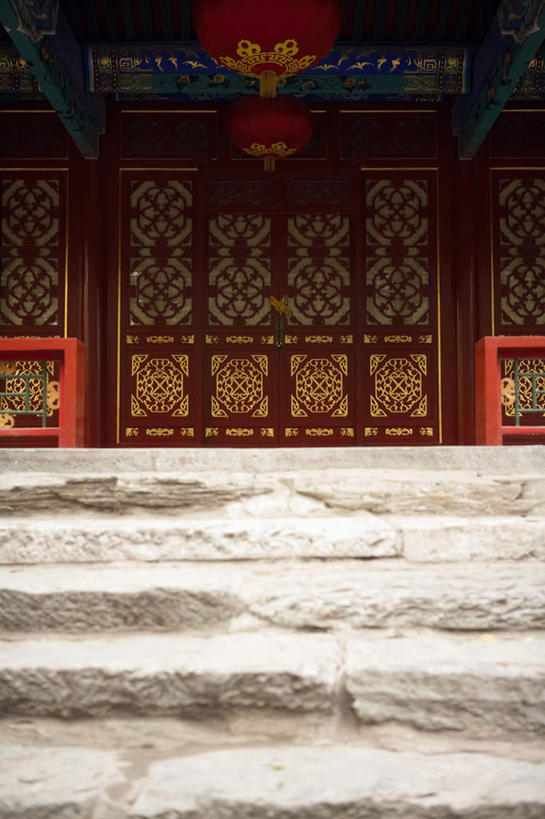 无人,竖图,室外,正面,仰视,北京,中国,灯笼,传统,台阶,摄影,中国文化,东亚,东亚文化,彩图,低角度拍摄