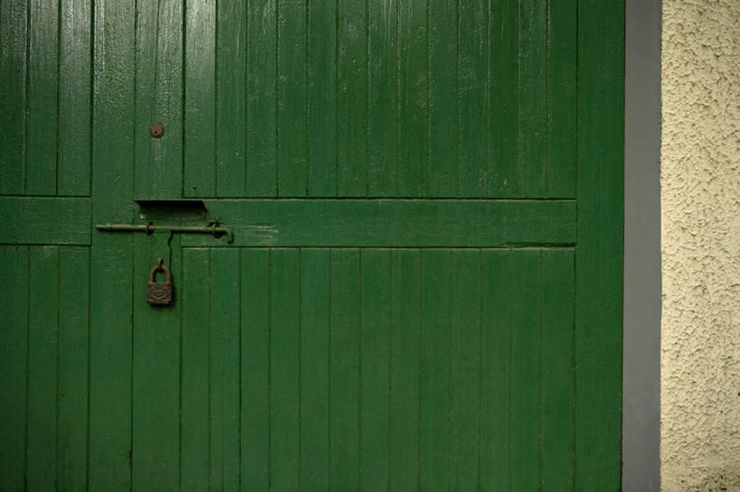 无人,横图,室外,重复,门,关闭,古典,锁,绿色,封闭,合页