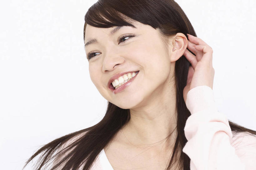 东方人,微笑,室内,白色背景,生活方式,肖像,女人,亚洲人,年轻人,彩图,影棚拍摄