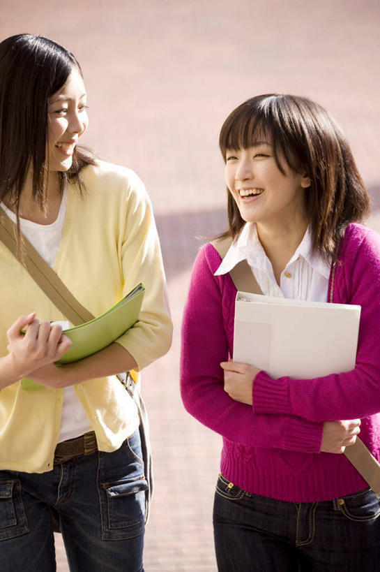 东方人,少年,学生,笑,微笑,友谊,书房,水笔,肖像,女人,亚洲人,年轻人,彩图