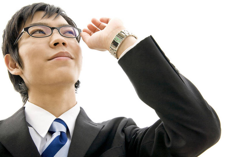 东方人,商务人士,室外,商务,眼镜,职业,肖像,男人,男性,亚洲人,年轻人,彩图