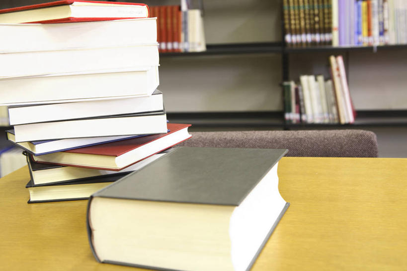 无人,图书馆,书架,桌子,亚洲,教育,书桌,书,彩图,大学