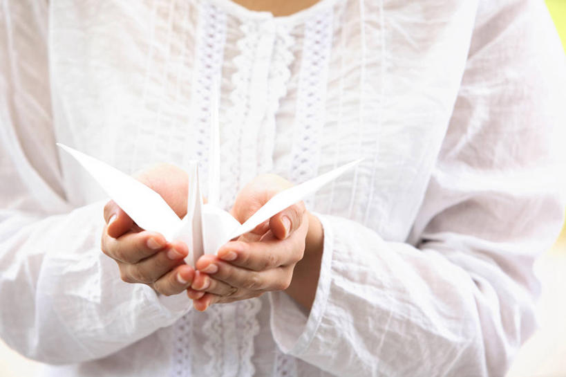 东方人,一个人,室外,亚洲,鹤,自然,生活方式,环境,肖像,环境保护,女人,亚洲人,年轻人,彩图