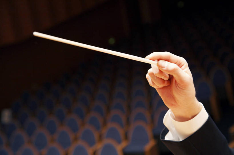 东方人,剧院,椅子,指挥棒,音乐,娱乐,座位,生活方式,男人,男性,亚洲人,彩图