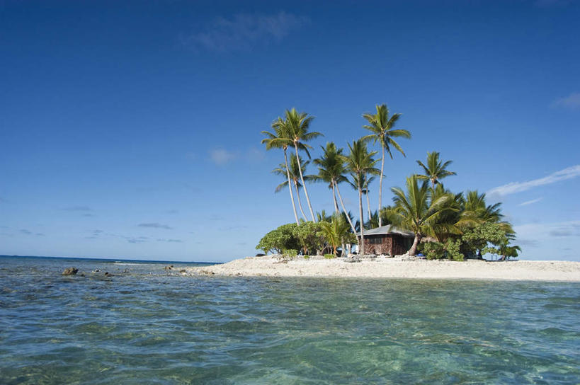 白天,海洋,棕榈树,密克罗尼西亚,亚洲,地形,风景,天空,热带气候,椰子树,彩图,沙岛