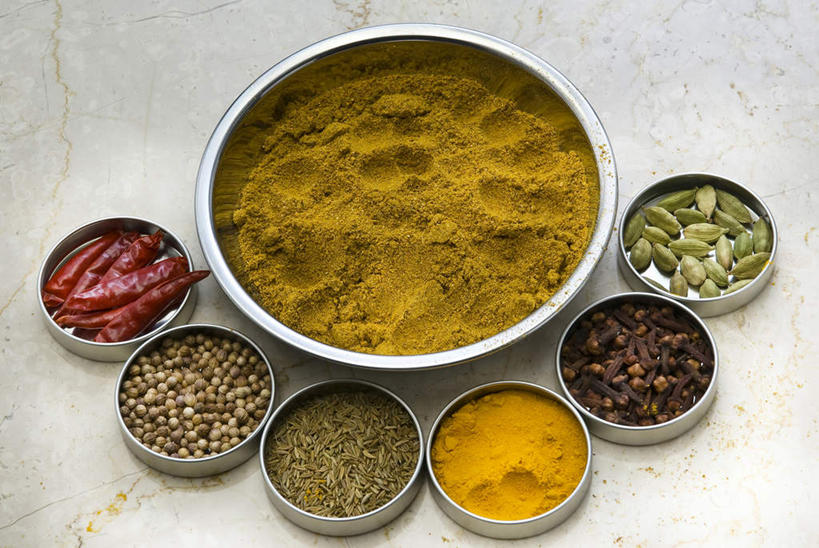 无人,横图,俯视,室内,桌子,辣椒,静物,许多,准备,大理石,香料,食品,种子,很多,饮食,碗,芥菜,摄影,多样,咖喱粉,小豆蔻,选择,干的,胡荽籽,丁香,红辣椒,彩图,高角度拍摄,影棚拍摄