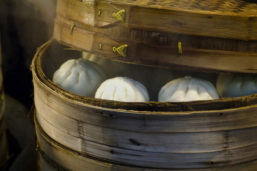 无人,横图,室内,竹子,静物,蒸汽,材料,食品,饺子,饮食,摄影,清新,中国文化,东亚文化,健康食物,蒸锅,彩图