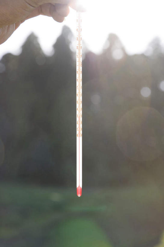 手,无人,竖图,室外,特写,白天,留白,全球变暖,日光,温度计,自然,寒冷,摄影,宁静,环境,改变,环境保护,彩图