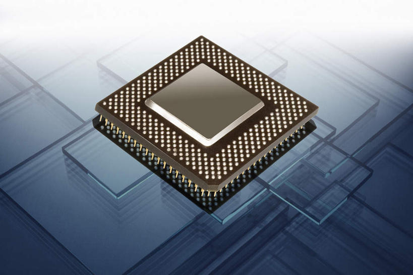 无人,横图,俯视,特写,技术,蓝色背景,形状,联系,一个,摄影,单个,电脑芯片,创新,彩图,高角度拍摄