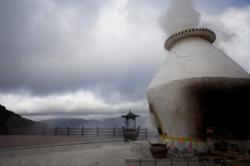 无人,横图,室外,建筑,中国,亚洲,烤炉,梅里雪山,地标建筑,摄影,熔炉,东亚,云南省,彩图,传统文化