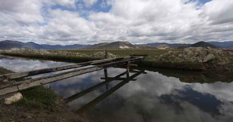 无人,横图,室外,河流,美景,水,香格里拉,中国,亚洲,景观,云,天空,自然,景色,摄影,自然风光,东亚,云南省,彩图