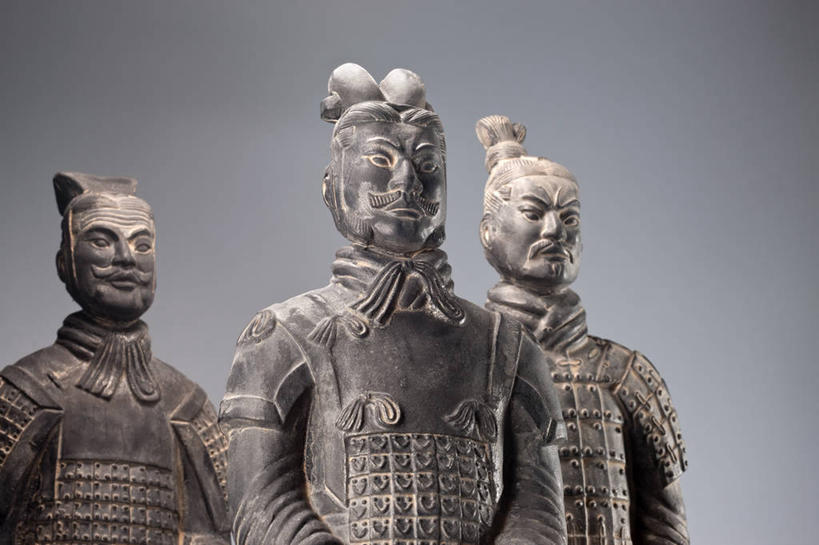 无人,横图,北京,兵马俑,中国,亚洲,艺术,雕像,历史,古代,三个,摄影,中国文化,东亚,古代文明,彩图,影棚拍摄,传统文化,过去