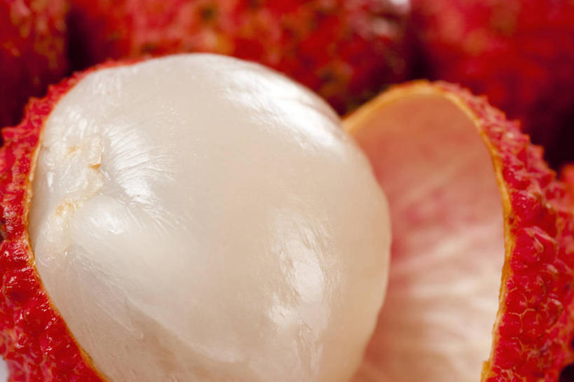 无人,横图,室内,特写,正面,荔枝,静物,水果,饮食,红色,热带水果,打开,摄影,简单,开启,清新,健康食物,纯净,肌理,彩图,影棚拍摄