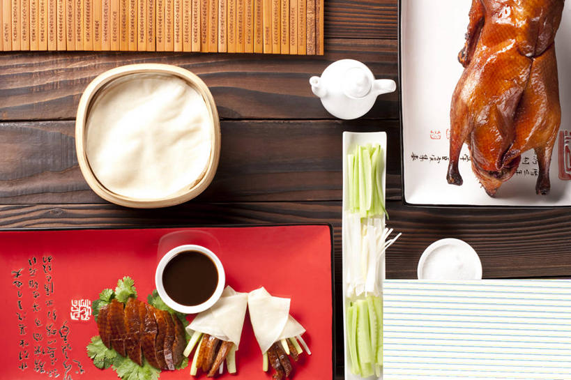 烤鸭,无人,横图,俯视,桌子,静物,北京,中国,亚洲,肉,美味,食品,传统,鸭肉,肉类,饮食,摄影,风格,膳食,中国文化,肉食,东亚,北京烤鸭,主菜,彩图,高角度拍摄,传统文化