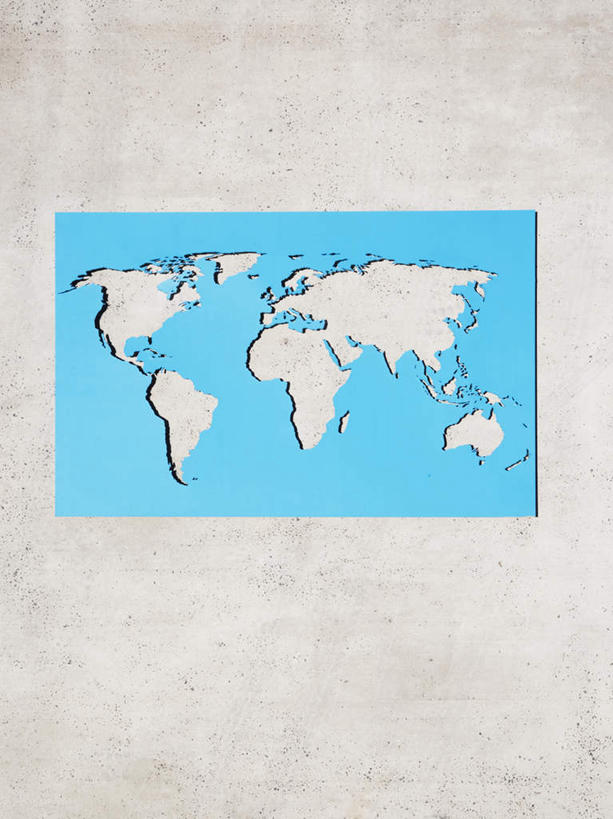 无人,竖图,俯视,室外,特写,白天,海洋,静物,地图,阴影,光线,影子,世界地图,陆地,蓝色,阳光,国家,大陆,世界,大洋洲,版图,彩图,高角度拍摄