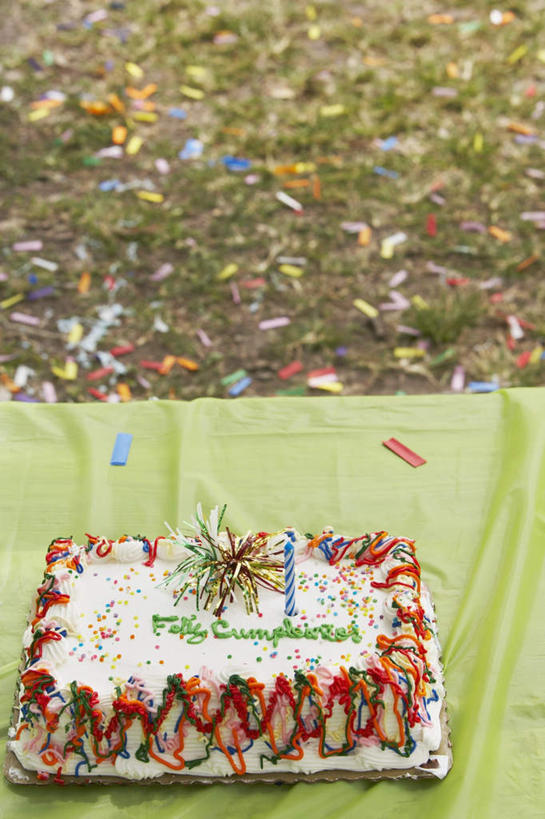 点心,无人,竖图,俯视,室外,白天,草地,草坪,植物,餐桌,桌子,蜡烛,一块,布料,火焰,烛光,食品,燃烧,布纹,文化,桌布,草,食物,糕点,绿色,餐巾,台布,生日蛋糕,点燃,祈祷,许愿,餐台,纪念,祈求,平安,彩图,高角度拍摄,蛋糕