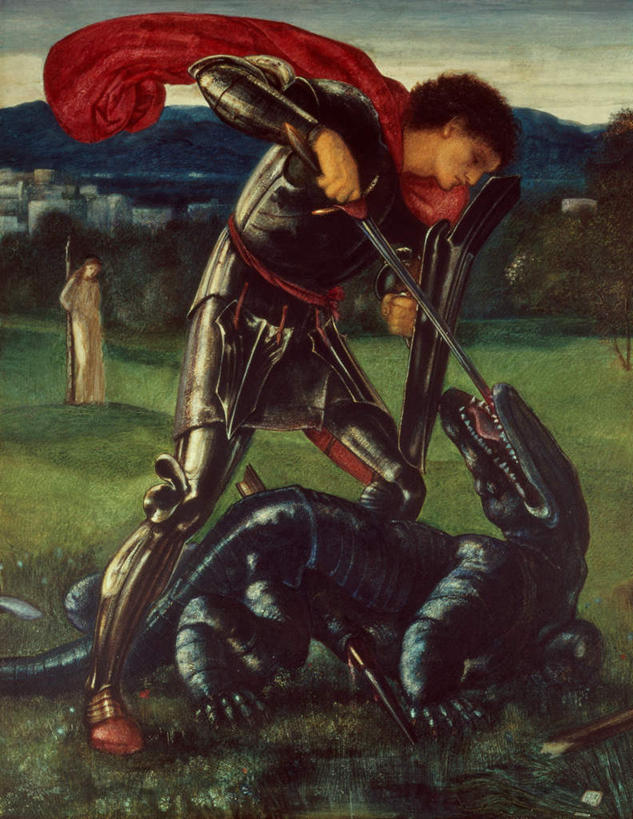 西方人,无人,两个人,站,横图,室内,白天,正面,绘画,安全,草地,草坪,山,山脉,植物,油画,欧洲,欧洲人,握,节日,艺术,龙,盔甲,柱子,山峰,云,云朵,防护,山峦,古典,拿,云彩,拿着,注视,文化,草,树,树木,一只,红色,蓝色,绿色,白云,蓝天,天空,自然,工艺品,群山,天,观察,看,品味,祈祷,站着,健康,握着,许愿,宗教,信仰,生长,晴朗,成长,观看,纪念,捆绑,保护,祈求,美术,察看,高雅,基督教,关注,天主教,保险,侍从,防御,斗篷,铠甲,美学,怪兽,防具,防卫,黑色羽翼龙,黑羽龙,平安,男人,男性,年轻男性,年轻女性,女人,女性,白种人,晴空,站立,彩图,全身,甲胄