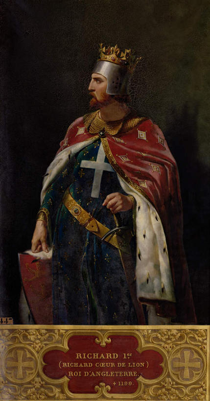 西方人,胡须,一个人,无人,站,举,竖图,室内,白天,正面,绘画,帽子,油画,欧洲,欧洲人,仅一个男性,仅一个人,仅一个中年男性,服装,节日,艺术,装饰,英文,标志,十字架,头盔,文字,字符,字母,古典,注视,文化,标识,衣服,安全帽,工艺品,观察,看,品味,祈祷,托,站着,健康,许愿,宗教,服饰,信仰,观看,纪念,英文字母,华丽,修饰,祈求,美术,点缀,察看,高雅,剑,基督教,衣着,国王,穿着,关注,天主教,斗篷,美学,衬托,美观,雅致,雅观,富丽,衣饰,华美,理查德一世,英格兰国王,理查一世,平安,男人,男性,中年男性,白种人,胡子,络腮胡,举起,举手,举着,向上举,向上伸,向上托,站立,半身,彩图