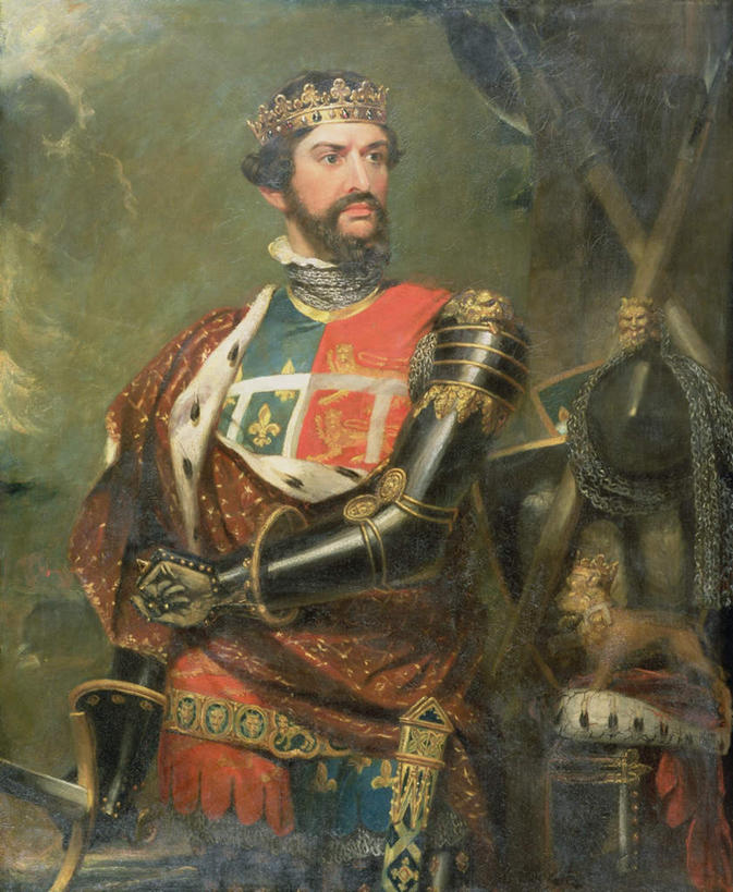 西方人,胡须,一个人,无人,站,竖图,室内,白天,正面,绘画,安全,皇冠,油画,欧洲,欧洲人,仅一个男性,仅一个人,仅一个中年男性,握,艺术,盔甲,云,云朵,防护,古典,云彩,扭头,注视,文化,白云,工艺品,观察,看,品味,站着,转头,武器,战争,握着,盾牌,盾,观看,保护,坚硬,美术,权威,察看,高雅,剑,高贵,关注,矛盾,兵器,保险,防御,王子,铠甲,美学,一顶,权力,统治,防具,防卫,威尔士亲王,坚固,爱德华,黑太子爱德华,康沃尔公爵,切斯特伯爵,平安,男人,男性,中年男性,白种人,胡子,络腮胡,王冠,站立,半身,彩图,甲胄