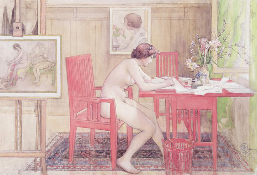 西方人,裸体,一个人,无人,家,坐,横图,室内,白天,侧面,绘画,地毯,桌子,花瓶,椅子,油画,欧洲,欧洲人,仅一个年轻女性,仅一个女性,仅一个人,握,环保,艺术,装饰,盛开,编织,笔,材料,档案,文件,纸,手工艺品,塑料,办公桌,房屋,木椅,墙,屋子,办公用品,画板,垃圾桶,美术用品,织物,古典,拿,花蕾,拿着,注视,文化,楼房,画架,墙壁,墙面,住宅,玻璃制品,文具,花,花瓣,花朵,鲜花,玻璃瓶,瓶子,铅笔,容器,手稿,塑料制品,学习用品,资料,工艺品,花苞,花蕊,观察,看,品味,握着,能源,观看,储藏,垃圾箱,华丽,修饰,文具用品,证明,美术,回收,点缀,资源,察看,高雅,储存,关注,纸篓,文档,创作,绘画工具,利用,低碳,循环,美学,衬托,美观,雅致,雅观,持续,赤身,年轻女性,女人,女性,白种人,坐着,彩图,全身,房子,贮存