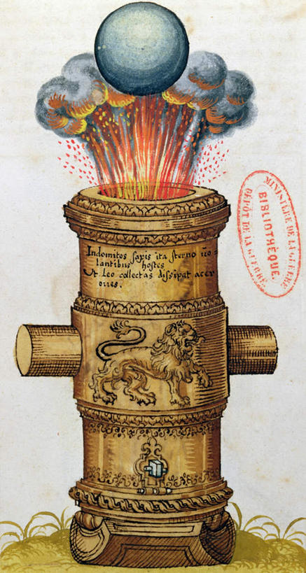 无人,竖图,室内,白天,正面,绘画,热情,竞争,高科技,科技,火,油画,对抗,艺术,冲突,军事,科学,火焰,古典,燃烧,破坏,文化,工艺品,品味,大炮,武器,战争,工业,美术,损坏,高雅,攻击,恐怖,威胁,对立,矛盾,兵器,防御,军方,军工业,国防,美学,敌对,挫败,斗争,抗拒,抗衡,杀伤,威慑,危险,彩图