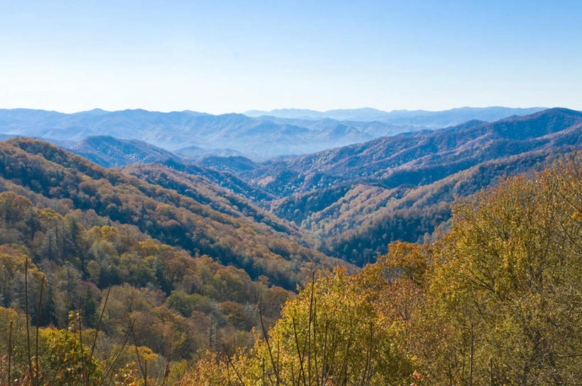 无人,横图,俯视,航拍,室外,白天,旅游,度假,美景,山,山脉,树林,植物,美国,阴影,朦胧,模糊,光线,影子,景观,山峰,山峦,娱乐,树,树木,蓝色,绿色,蓝天,天空,阳光,自然,群山,天,享受,休闲,景色,放松,生长,晴朗,成长,连绵,北美,北美洲,绵延,鸟瞰,自然风光,美洲,万里无云,北卡罗来纳州,北亚美利加洲,亚美利加洲,北卡罗来纳,焦油脚根之州,黑油鞋根之州,老北州,大雾山国家公园,大烟山国家公园,大雾山公园,大烟山公园,大雾山,大烟山,联贯,晴空,晴空万里,彩图,高角度拍摄,连缀