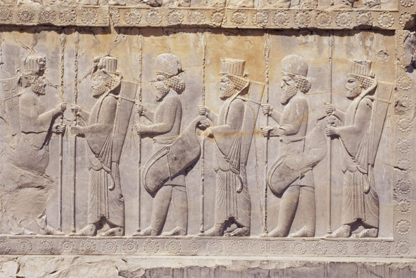 无人,横图,室外,白天,正面,旅游,度假,石头,名胜古迹,标志建筑,地标,建筑,雕塑,遗迹,艺术,装饰,雕刻,雕像,石子,墙,首都,古迹,文物,娱乐,建设,古建筑,石雕,废墟,墙壁,墙面,工艺品,享受,休闲,旅游胜地,放松,纪念,美术,主题,陈列,古文明,功能,美学,阿黑门尼德王朝,阿契美尼德王朝,阿契美尼德帝国,波斯波利斯,波斯帝国,石块,岩石,彩图