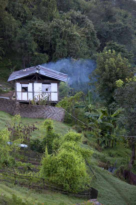 无人,家,木屋,竖图,俯视,室外,白天,旅游,度假,美景,森林,山,山脉,树林,植物,不丹,亚洲,阴影,光线,影子,景观,山峰,山峦,娱乐,住宅,树,树木,绿色,阳光,自然,群山,享受,休闲,景色,放松,生长,成长,自然风光,南亚,首府,一栋,不丹王国,通萨,通萨宗,彩图,高角度拍摄,茅舍,茅屋,棚屋,小木屋,小屋