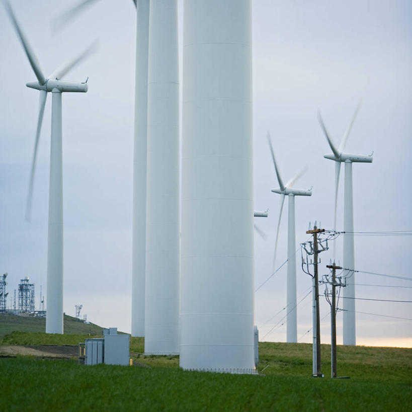 无人,方图,室外,白天,技术,风,全球变暖,美国,环保,风力,电线杆,发电机,塔,比较,摄影,能源,电,电源,环境,回收,资源,工程,比例,利用,低碳,循环,替代能源,华盛顿州,帕卢斯,涡轮,持续,风轮机,彩图,机遇