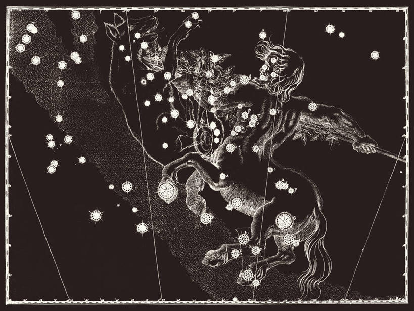 无人,横图,黑白,狼,地图,科学,星星,摄影,星座,手艺,天文学,半人马座,雕刻术