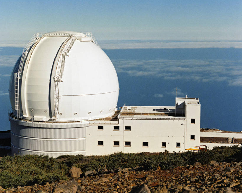 无人,天文台,横图,室外,白天,建筑,西班牙,科学,天文望远镜,摄影,圆顶建筑,加那利群岛,天文学,帕尔马,大西洋群岛,彩图