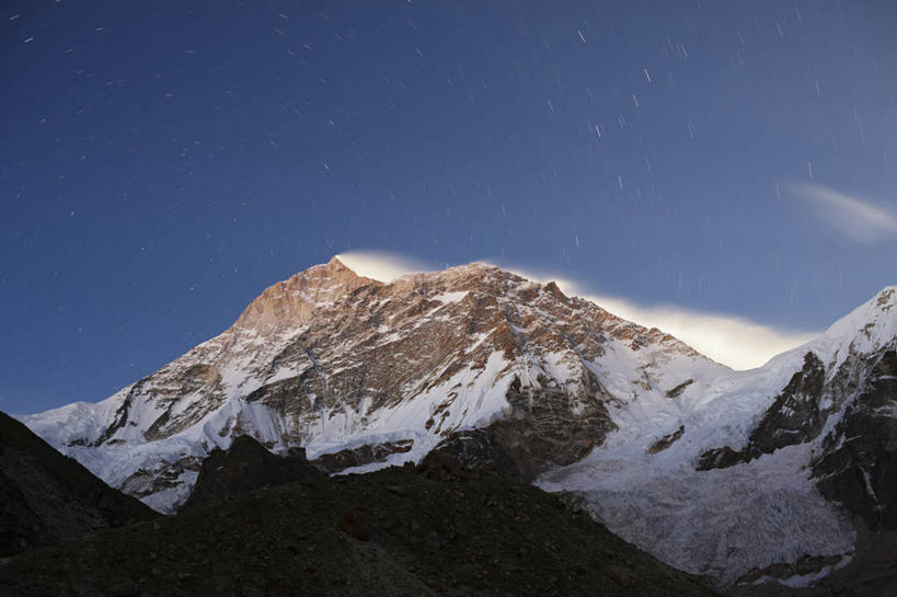 无人,横图,室外,夜晚,运动模糊,美景,山,山脉,雪,尼泊尔,亚洲,冰,景观,山顶,星星,高处,天气,自然,景色,摄影,自然风光,南亚,喜马拉雅山脉,尼泊尔王国,专区,自然地理,爬山,彩图,旅行,萨加玛塔专区,索卢坤布县,坤布,珠穆朗玛地区