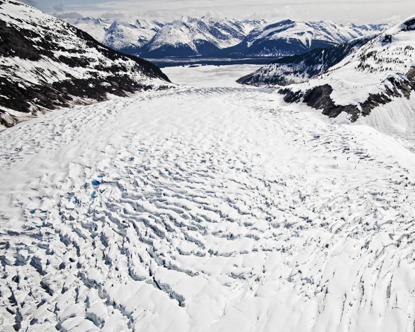 无人,横图,俯视,室外,山,山脉,美国,冰,寒冷,摄影,冰河,地貌,朱诺,地质学,彩图,高角度拍摄