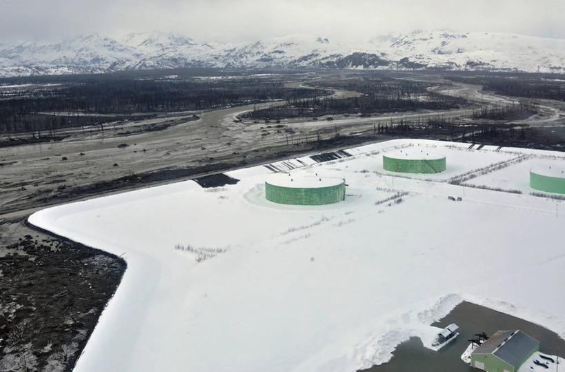 无人,横图,俯视,航拍,室外,火山,河流,山,山脉,雪,美国,储油罐,工业,摄影,泥,鸟瞰,毁灭,地质学,彩图,高角度拍摄