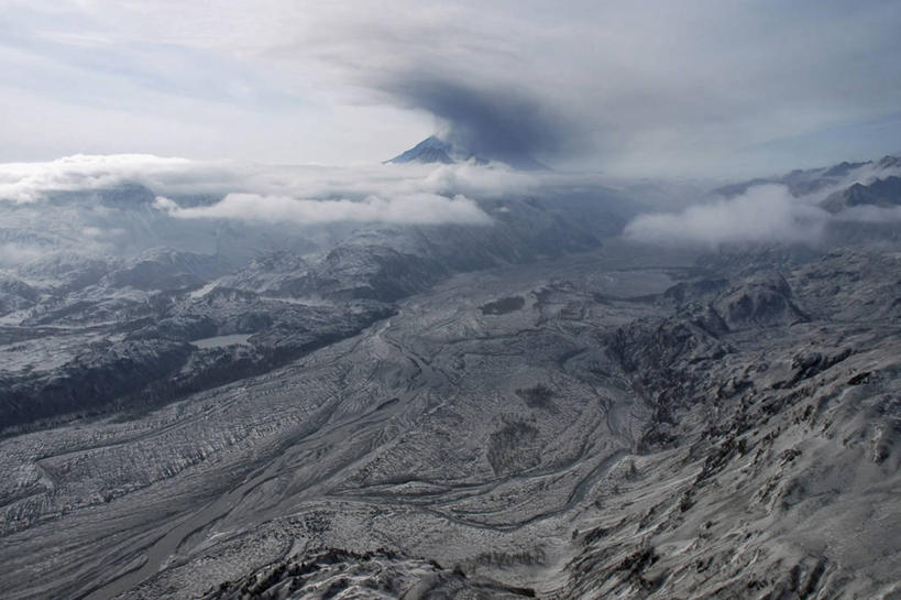 无人,横图,俯视,航拍,室外,火山,山,山脉,美国,蒸汽,地形,山谷,摄影,灰,鸟瞰,爆发,地质学,活火山,彩图,高角度拍摄