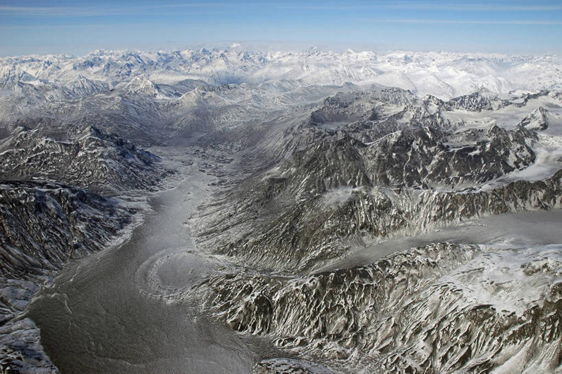 无人,横图,俯视,航拍,室外,火山,山,山脉,雪,美国,地形,山谷,摄影,灰,鸟瞰,爆发,冰河,地质学,彩图,高角度拍摄