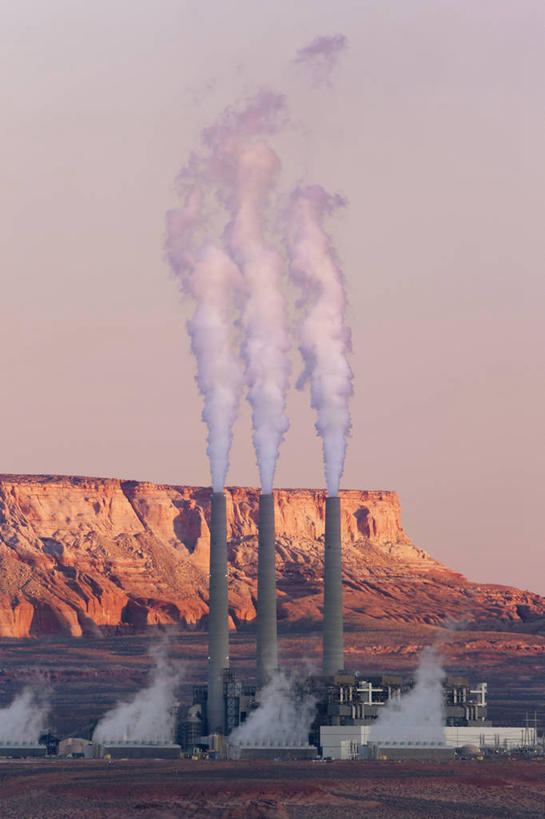 无人,竖图,烟囱,技术,日落,美国,蒸汽,流水,燃烧,烟,金融,工业,摄影,能源,污染,亚利桑那,煤,空气污染,科罗拉多高原,彩图,纳瓦霍族