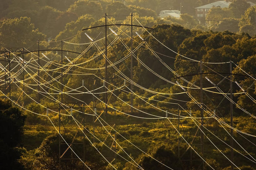 无人,横图,美国,电缆,电线杆,电话线,工业,摄影,能源,电,无线电通信塔,马萨诸塞,巴恩斯特布尔县,彩图