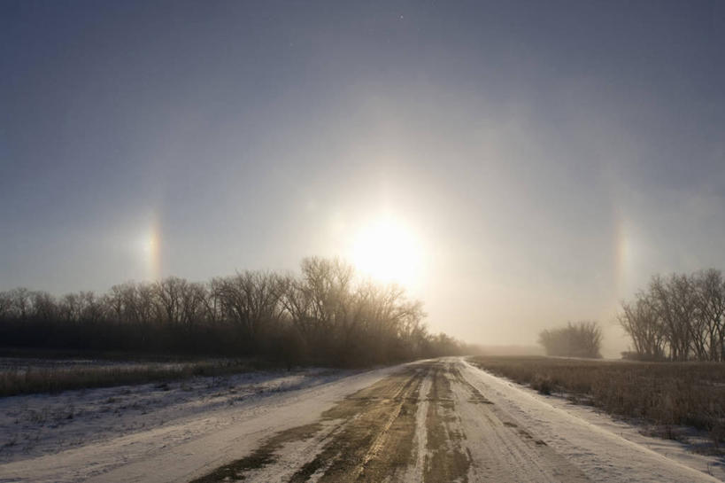无人,横图,室外,白天,雪,路,美国,冬天,天气,摄影,气象学,彩图,爱荷华