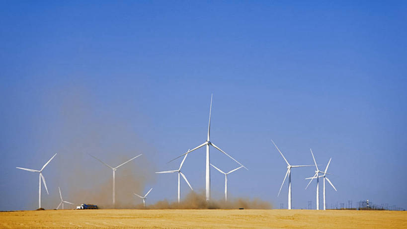 无人,横图,室外,白天,路,美国,环保,风力,摄影,能源,回收,灰尘,资源,利用,低碳,循环,替代能源,华盛顿州,环境保护,涡轮,持续,风轮机,彩图,商用车