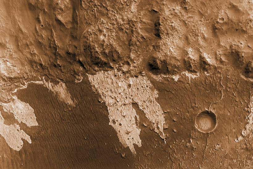 无人,横图,沙子,岩床,沙丘,摄影,太阳系,陨石坑,地质学,岩石,彩图,空间探索