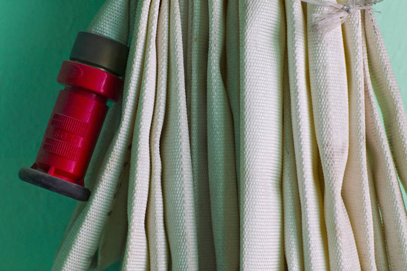 无人,横图,特写,安全,火,美国,水管,摄影,消防,软管,北美,北美洲,美洲,灭火,佛罗里达,佛罗里达州,佛州,阳光州,迈阿密海滩,北亚美利加洲,亚美利加洲,消防器材,彩图,水带,消防水带,美利坚合众国